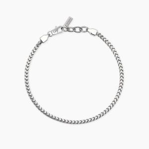 Bracciale da uomo in argento con catena franco V-SHAPE 533804 - gallery