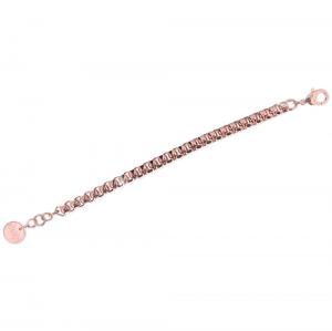 Bracciale Unoaerre in bronzo Rosa con catena veneziana - gallery