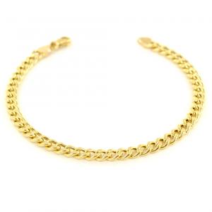 Bracciale in oro da uomo Groumette 21.00 cm manifattura aretina