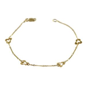 Bracciale in oro giallo con Farfalle