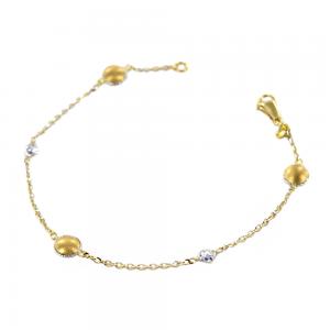 Bracciale in oro giallo e bianco collezione Sunlight - gallery