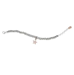 Bracciale Nanan da bambina con stella rosa e zirconi NAN0306