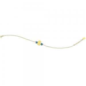 Idee Regalo Battesimo: Braccialetti Orecchini Oro- CaterinaB