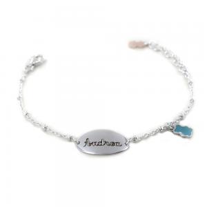 Bracciale Nanan da bambino personalizzabile in argento NAN0059 - gallery