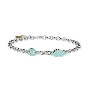 Bracciale Nanan in argento con Stegosauro NAN0527