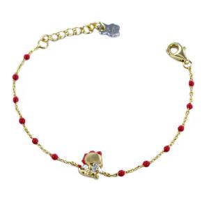 Bracciale Nanan in argento dorato con dinosauro NAN0538 - gallery
