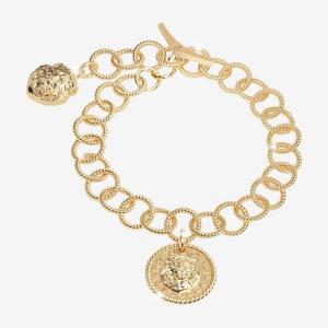 Bracciale Rebecca Donna The Lion Queen in Argento Multicharm Gold - gallery