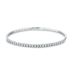 Bracciale semirigido in oro con diamanti 0.71 G