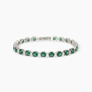 Bracciale Small Donna Mabina con smeraldi sintetici CHAPEAU 534108-18