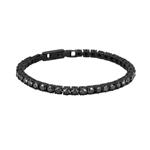 Bracciale Tennis 2Jewels in acciaio nero zirconi neri 231377 - gallery