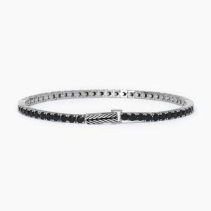 Bracciale tennis da uomo zirconi neri TENNIS CLUB 533694-M - gallery
