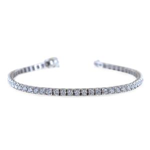 Bracciale Tennis in oro e Diamanti ct 3.20 G  - gallery