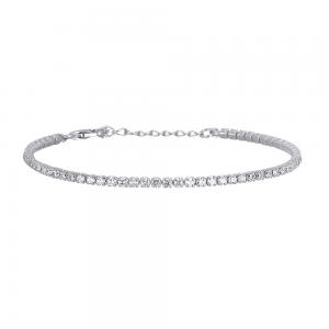 Bracciale tennis Mabina donna in argento 533283 - gallery