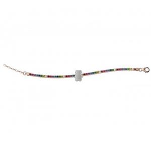 Bracciale Tennis Nanan da bambina zirconi rainbow NAN0096