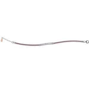 Bracciale Tennis Nanan da donna in argento personalizzabile NAN0346