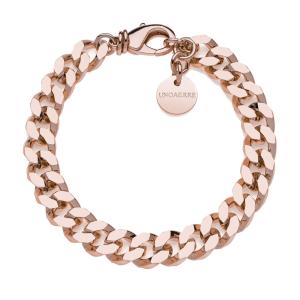 Bracciale Unoaerre con catena grumetta rosa - gallery