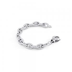 Bracciale Unoaerre in Argento catena maglia marina - gallery