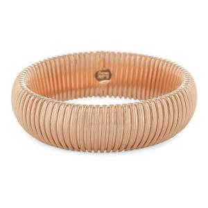 Bracciale Unoaerre rigido maglia tubogas rose - gallery