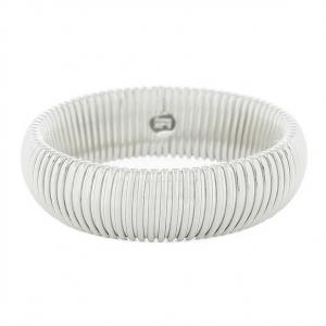 Bracciale Unoaerre rigido maglia tubogas silver argento