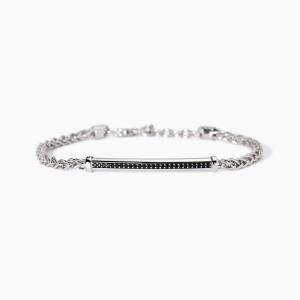 Bracciale uomo con catena spiga Singapore 533975 - gallery