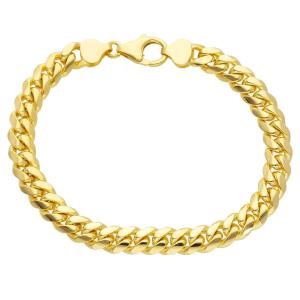 Bracciale Uomo in oro 18kt maglia piena - gallery