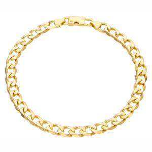 Bracciale Uomo in oro maglia piena 21.50 cm