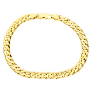 Bracciale Uomo in oro maglia piena - gallery