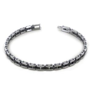 Bracciale Zancan da uomo acciaio catena bici UHB 118