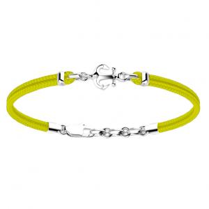 Bracciale Zancan da uomo con ancora in argento e corda nautica EXB 674-GI