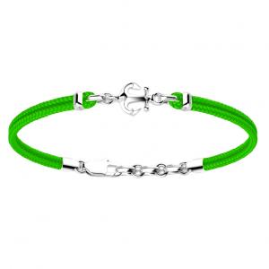 Bracciale Zancan da uomo con ancora in argento e corda nautica EXB 674-VE