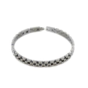 Bracciale Zancan da uomo in acciaio Hi- Teck EHB334