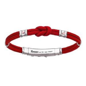 Bracciale Zancan da uomo in argento e corda nautica EXB 475MR-RO - gallery