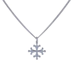 Catena con Ciondolo Croce Pisa Piccola in argento