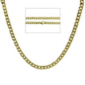 Catena da Uomo Groumette in oro giallo 18 kt - 50 cm 30 grammi