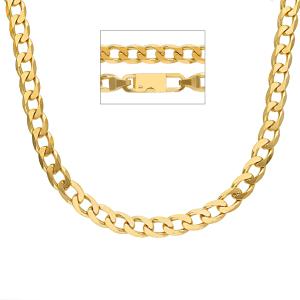 Catena da Uomo Groumette in oro giallo da 60 cm - oro 18 kt