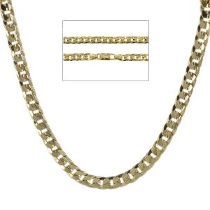 Catena da Uomo Groumette in oro giallo da 60 cm - oro 18 kt