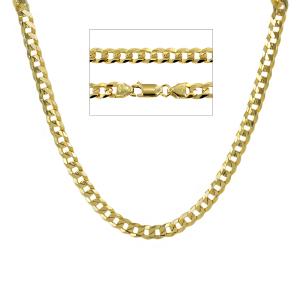 Catena da Uomo Groumette rada in oro giallo 18 kt - 50 cm 33 grammi - gallery