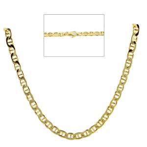 Catena da uomo in oro giallo 18 kt maglia traversino 37 gr - 50 cm
