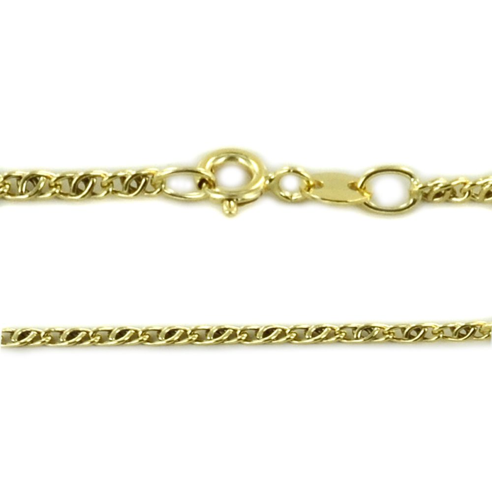 Catena da Uomo occhio di pernice 50cm in oro giallo 18kt - gallery