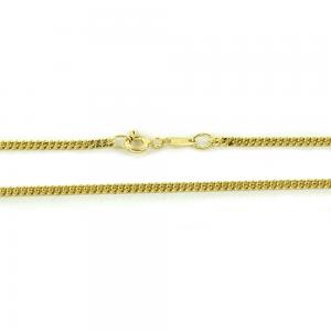 Catena da Uomo in oro giallo 18 kt maglia groumette - 48 cm - gallery