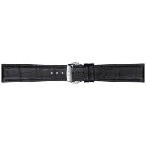 Cinturino di ricambio Tissot Gentleman Nero 21 mm completo di chiusura - gallery