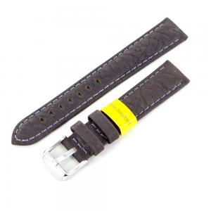 Cinturino ricambio Cuoio Texas marrone waterresistant ansa 18 mm