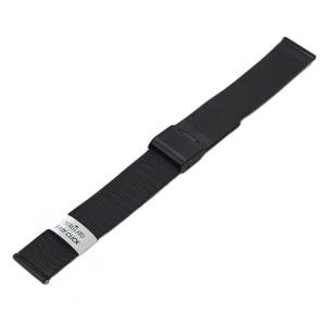 Cinturino ricambio per Smart Watch in acciaio nero 18 mm