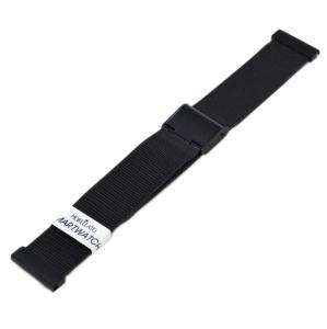 Cinturino ricambio per Smart Watch in acciaio nero 20 mm