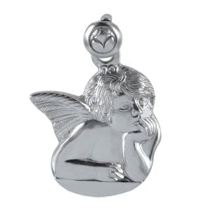 Ciondolo Angelo Cherubino - Angelo di Raffaello in oro bianco 18 kt