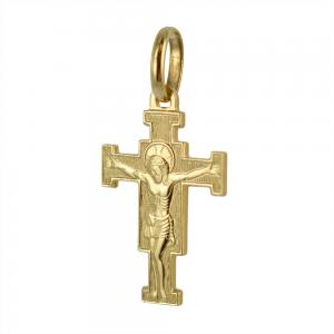 Ciondolo Croce del Cimabue in oro giallo con collana