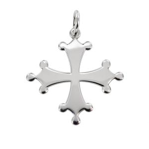 Ciondolo Croce Pisa grande in argento 25 mm - gallery