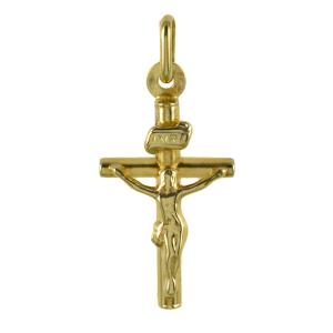 Ciondolo Crocefisso in oro giallo - gallery