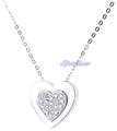 Diamond Heart Pendant - Segni Mignon Collection by Salvini  - gallery