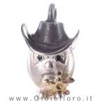 Ciondolo in argento e oro Pulci - Pulce Sheriff - gallery